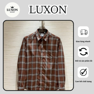 kẻ caro nâu trắng