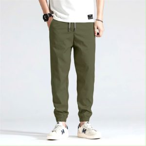 Quần Jogger nam Kaki cạp chun