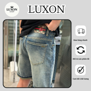 Quần Jean Lửng Nam Gucci Cao Cấp – Phong Cách Thời Thượng, Cá Tính Riêng