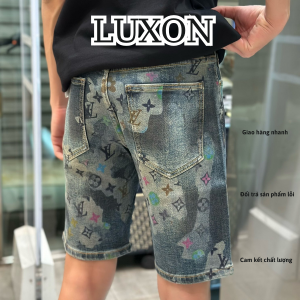 Quần Short LV Họa Tiết Monogram - Item Hot Trend 2025